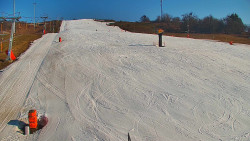 Sjezdovka skiareálu Hlubočky