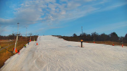 Sjezdovka skiareálu Hlubočky