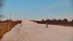 Sjezdovka skiareálu Hlubočky