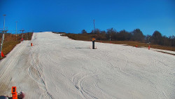 Sjezdovka skiareálu Hlubočky