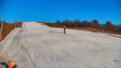 Sjezdovka skiareálu Hlubočky