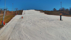 Sjezdovka skiareálu Hlubočky