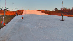 Sjezdovka skiareálu Hlubočky