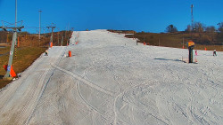 Sjezdovka skiareálu Hlubočky