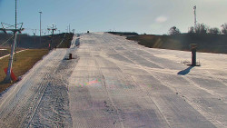 Sjezdovka skiareálu Hlubočky