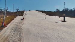 Sjezdovka skiareálu Hlubočky