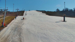 Sjezdovka skiareálu Hlubočky