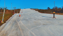 Sjezdovka skiareálu Hlubočky