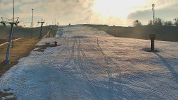 Sjezdovka skiareálu Hlubočky