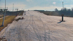 Sjezdovka skiareálu Hlubočky