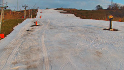 Sjezdovka skiareálu Hlubočky