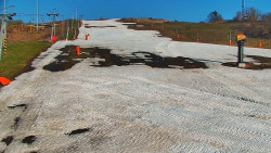 Sjezdovka skiareálu Hlubočky