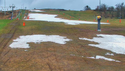 Sjezdovka skiareálu Hlubočky