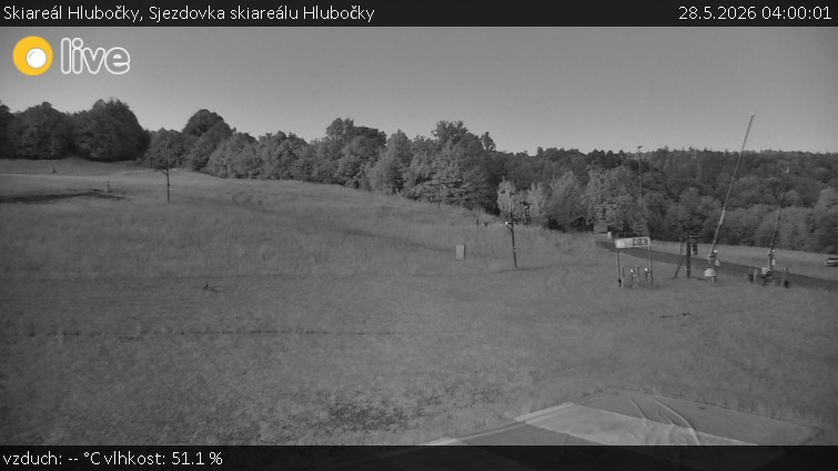 Skiareál Hlubočky - Sjezdovka skiareálu Hlubočky - 28.5.2026 v 04:00