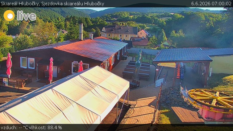 Skiareál Hlubočky - Sjezdovka skiareálu Hlubočky - 6.6.2026 v 07:00