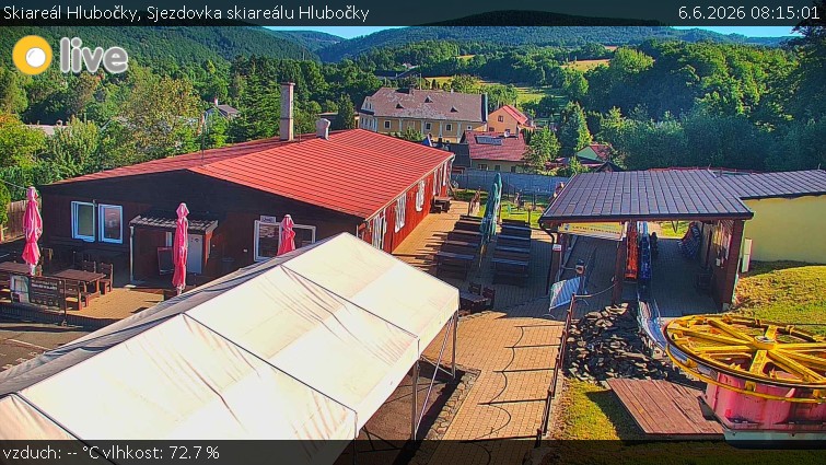 Skiareál Hlubočky - Sjezdovka skiareálu Hlubočky - 6.6.2026 v 08:15