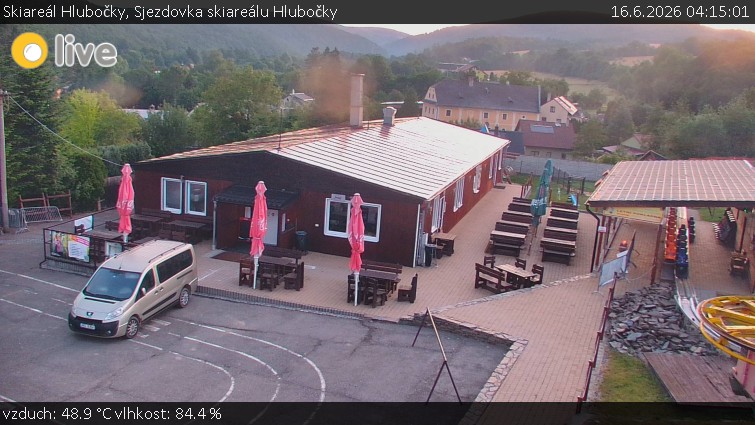 Skiareál Hlubočky - Sjezdovka skiareálu Hlubočky - 16.6.2026 v 04:15