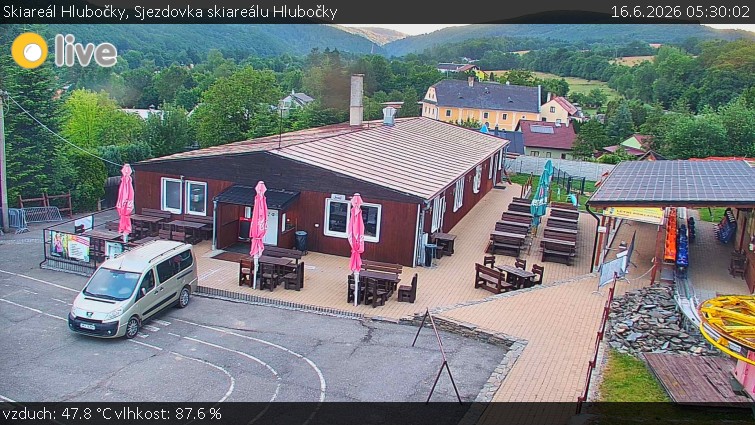 Skiareál Hlubočky - Sjezdovka skiareálu Hlubočky - 16.6.2026 v 05:30