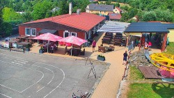 Ski slope of the Hlubočky ski resort
