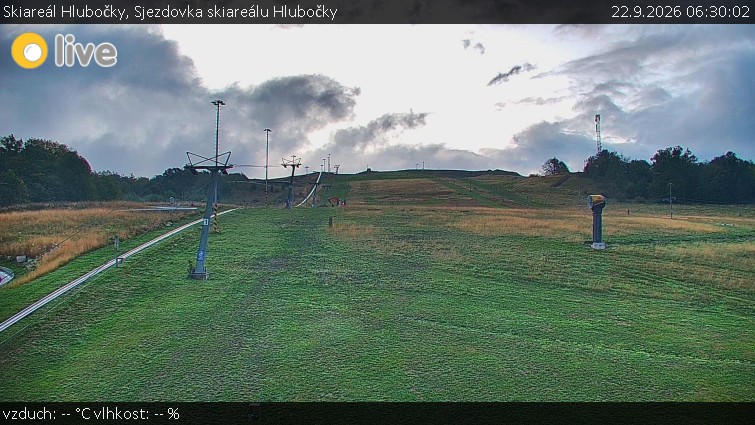 Skiareál Hlubočky - Sjezdovka skiareálu Hlubočky - 22.9.2026 v 06:30