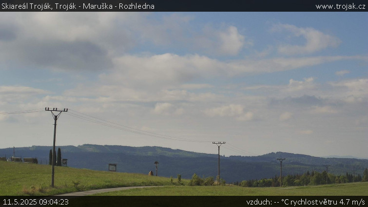 Skiareál Troják - Troják - Maruška - Rozhledna - 11.5.2025 v 09:04 Skiareál Troják - Troják - Maruška - Rozhledna - 11.5.2025 v 09:04