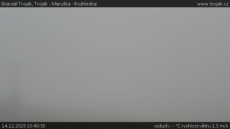 Skiareál Troják - Troják - Maruška - Rozhledna - 14.12.2025 v 10:40