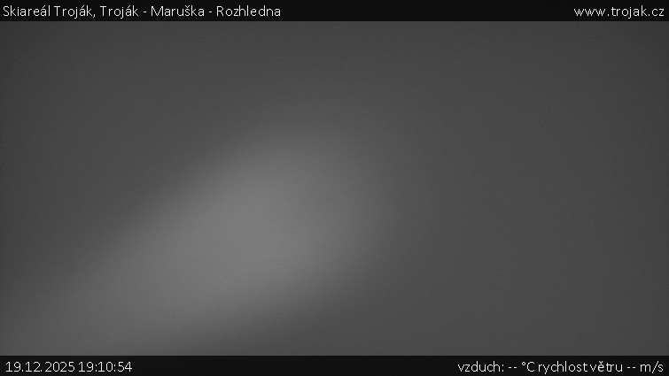 Skiareál Troják - Troják - Maruška - Rozhledna - 19.12.2025 v 19:10