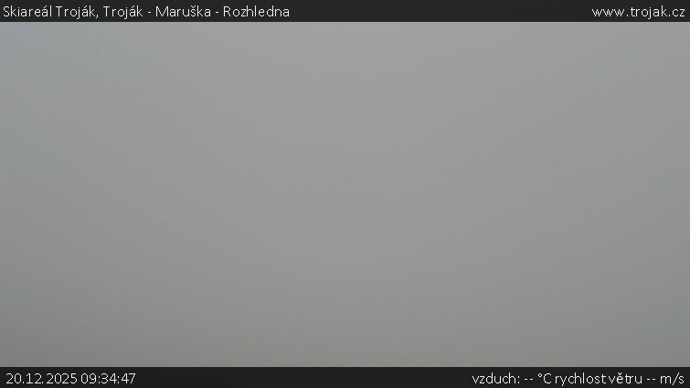 Skiareál Troják - Troják - Maruška - Rozhledna - 20.12.2025 v 09:34