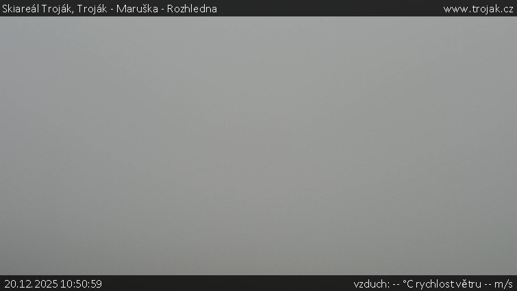 Skiareál Troják - Troják - Maruška - Rozhledna - 20.12.2025 v 10:50
