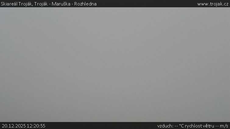 Skiareál Troják - Troják - Maruška - Rozhledna - 20.12.2025 v 12:20