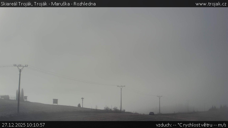 Skiareál Troják - Troják - Maruška - Rozhledna - 27.12.2025 v 10:10