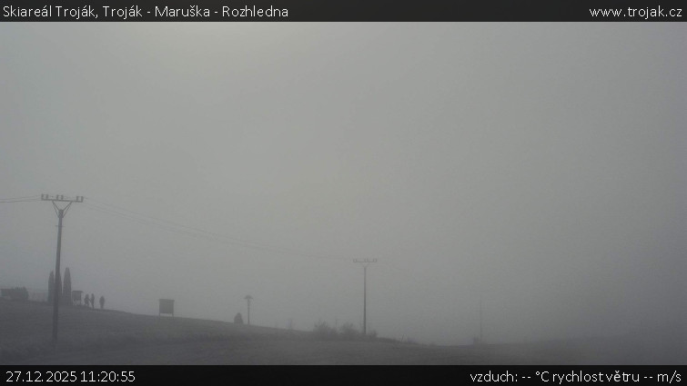 Skiareál Troják - Troják - Maruška - Rozhledna - 27.12.2025 v 11:20