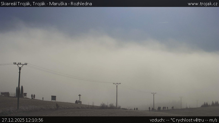 Skiareál Troják - Troják - Maruška - Rozhledna - 27.12.2025 v 12:10