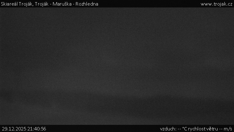 Skiareál Troják - Troják - Maruška - Rozhledna - 29.12.2025 v 21:40