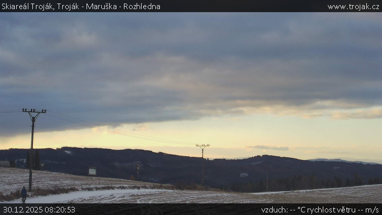 Skiareál Troják - Troják - Maruška - Rozhledna - 30.12.2025 v 08:20