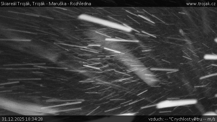 Skiareál Troják - Troják - Maruška - Rozhledna - 31.12.2025 v 18:34