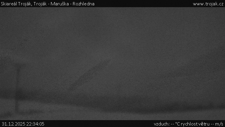 Skiareál Troják - Troják - Maruška - Rozhledna - 31.12.2025 v 22:34