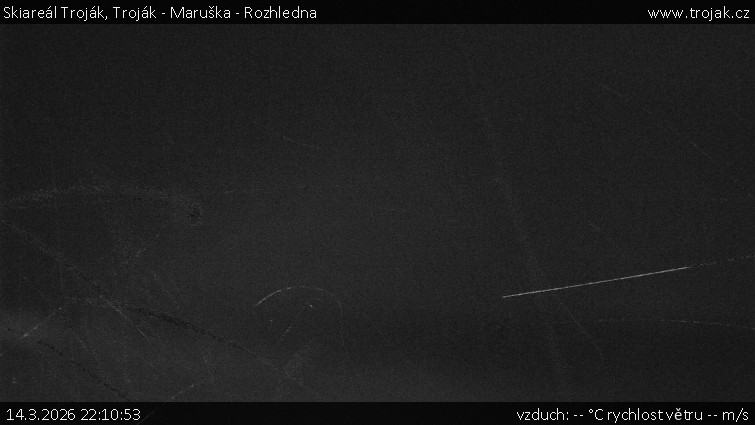 Skiareál Troják - Troják - Maruška - Rozhledna - 14.3.2026 v 22:10