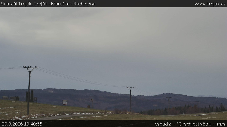 Skiareál Troják - Troják - Maruška - Rozhledna - 30.3.2026 v 10:40