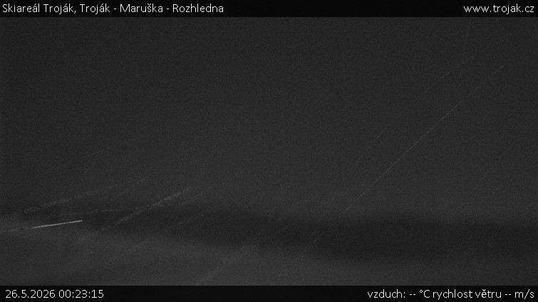Skiareál Troják - Troják - Maruška - Rozhledna - 26.5.2026 v 00:23