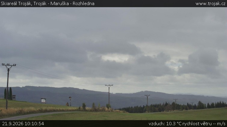 Skiareál Troják - Troják - Maruška - Rozhledna - 21.9.2026 v 10:10