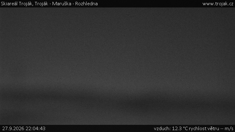 Skiareál Troják - Troják - Maruška - Rozhledna - 27.9.2026 v 22:04