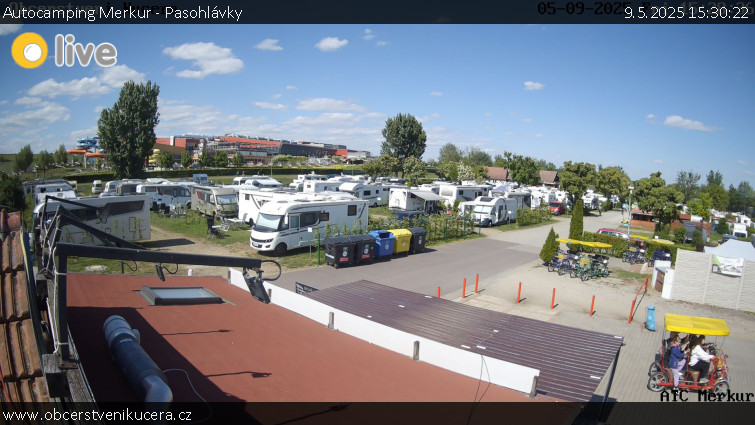 CHKO Pálava - Autocamping Merkur - Pasohlávky - 9.5.2025 v 15:30 CHKO Pálava - Autocamping Merkur - Pasohlávky - 9.5.2025 v 15:30