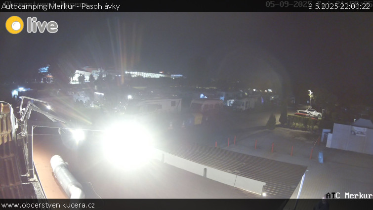 CHKO Pálava - Autocamping Merkur - Pasohlávky - 9.5.2025 v 22:00 CHKO Pálava - Autocamping Merkur - Pasohlávky - 9.5.2025 v 22:00