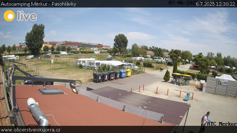 CHKO Pálava - Autocamping Merkur - Pasohlávky - 6.7.2025 v 12:30 CHKO Pálava - Autocamping Merkur - Pasohlávky - 6.7.2025 v 12:30