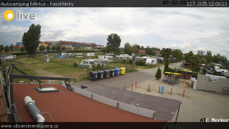 CHKO Pálava - Autocamping Merkur - Pasohlávky - 12.7.2025 v 12:00