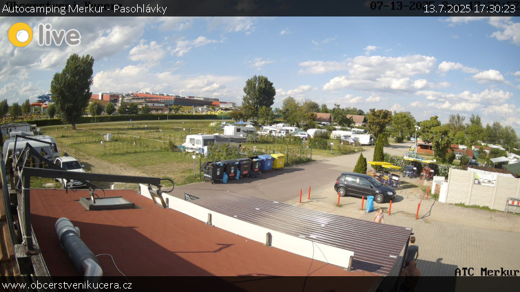CHKO Pálava - Autocamping Merkur - Pasohlávky - 13.7.2025 v 17:30 CHKO Pálava - Autocamping Merkur - Pasohlávky - 13.7.2025 v 17:30