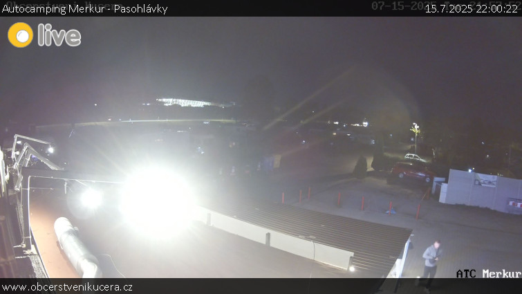 CHKO Pálava - Autocamping Merkur - Pasohlávky - 15.7.2025 v 22:00 CHKO Pálava - Autocamping Merkur - Pasohlávky - 15.7.2025 v 22:00