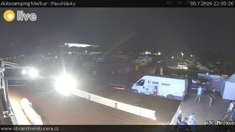 CHKO Pálava - Autocamping Merkur - Pasohlávky - 30.7.2026 v 22:30