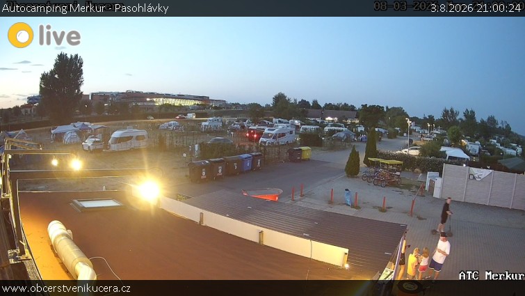CHKO Pálava - Autocamping Merkur - Pasohlávky - 3.8.2026 v 21:00